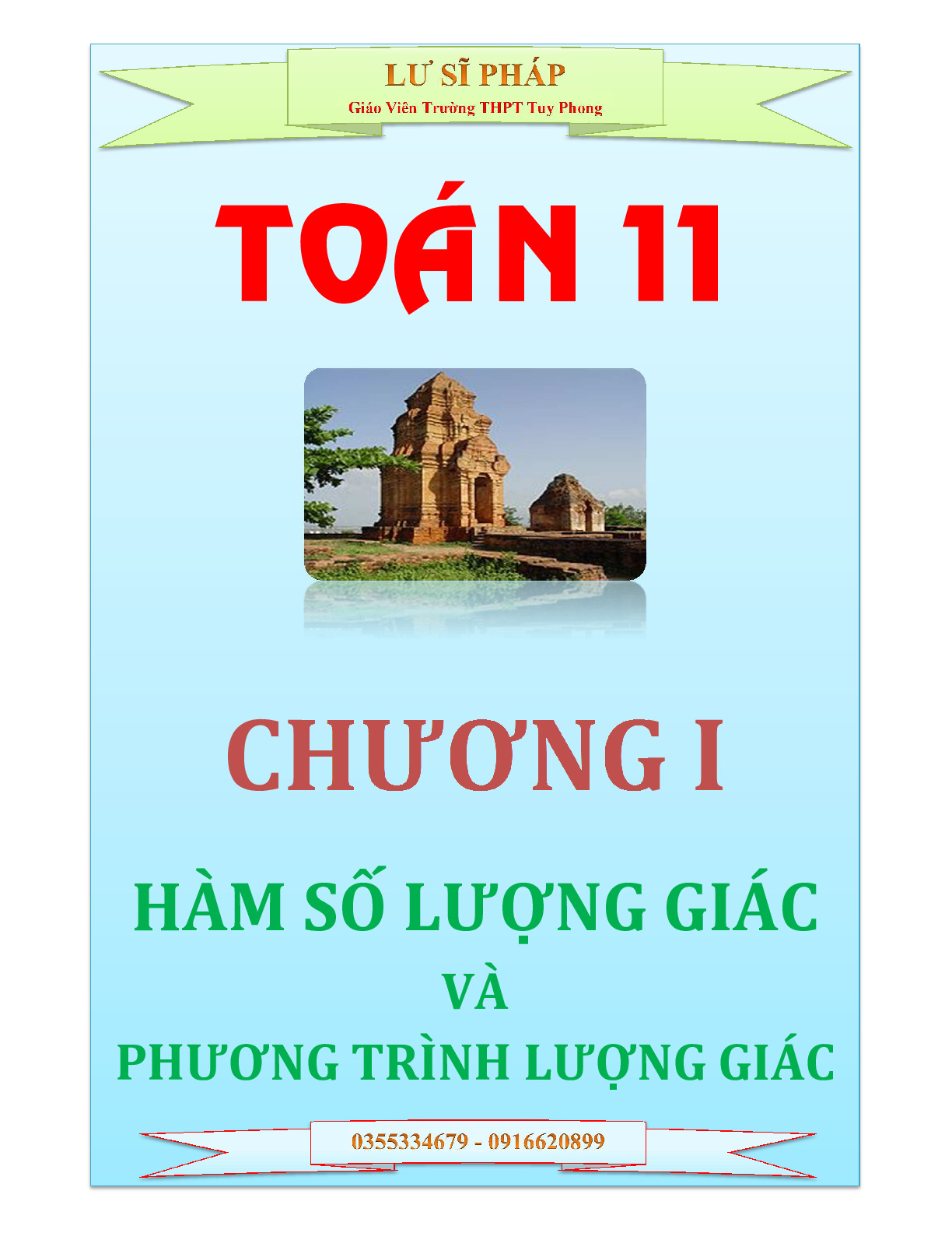 Toán 11: Tài liệu hàm số lượng giác và phương trình lượng giác – Lư Sĩ Pháp