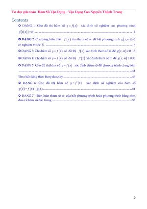 Toán 12: Giải và biện luận phương trình, bất phương trình bằng phương pháp hàm số – Nguyễn Thành Trung