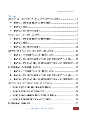 Toán 6 - Giáo án bồi dưỡng HSG