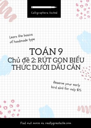 Toán 9: Chủ đề 2 - RÚT GỌN BIỂU THỨC CHỨA CĂN - ÔN THI VÀO 10