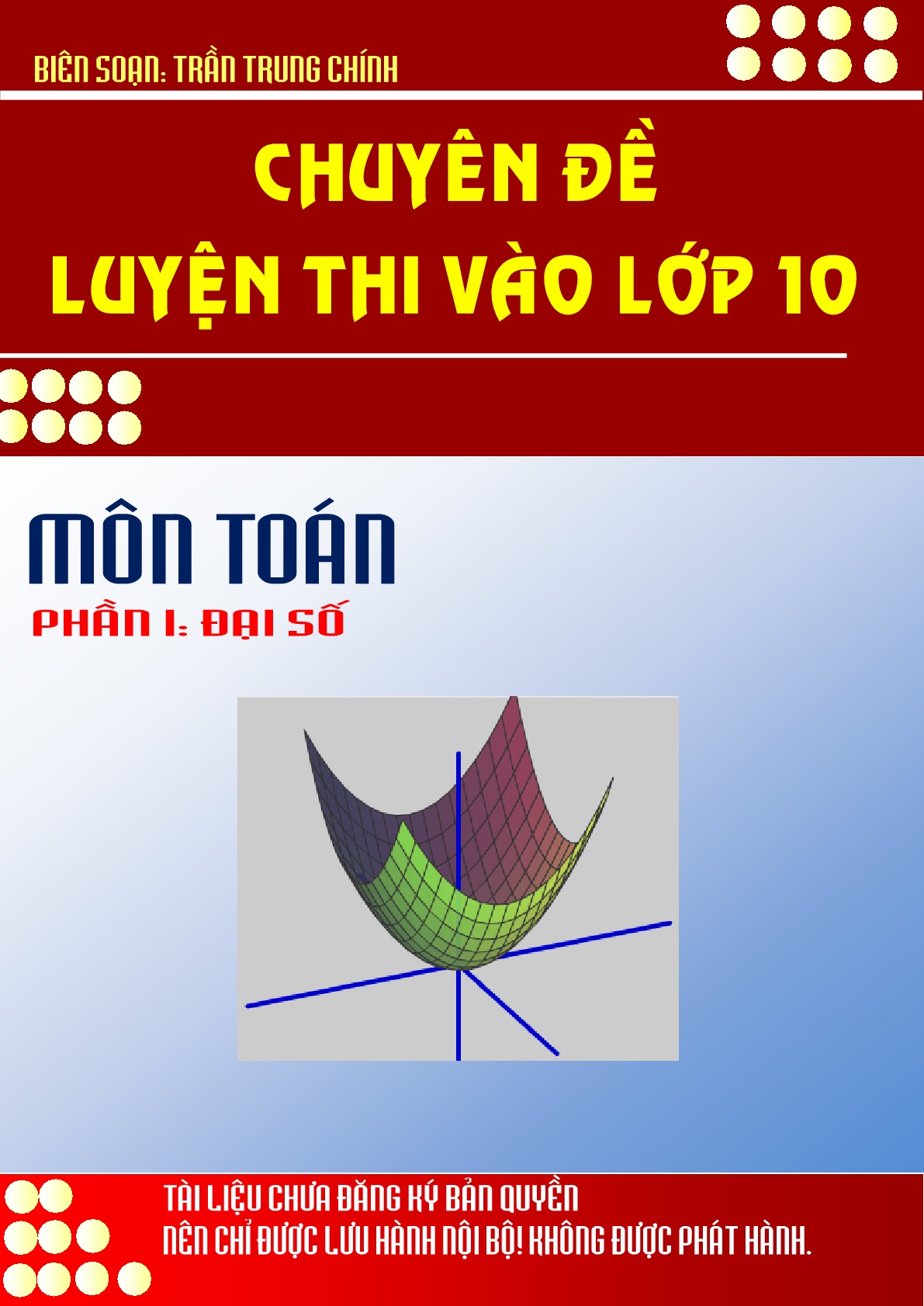 Tài liệu Toán học luyện thì vào 10 Phần Đại Số